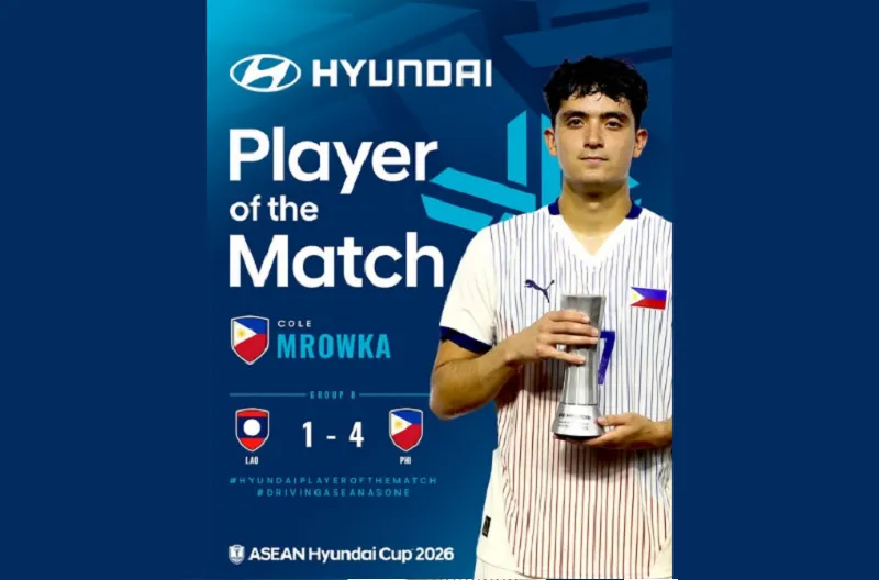 Hyundai Player of the Match - Cole Mrowka (#17), Philippines