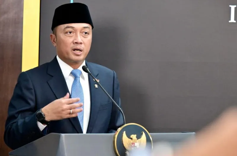 Keterangan Pers Menteri Sekretaris Negara (Mensesneg) Prasetyo Hadi di kompleks Istana Kepresidenan Jakarta, Senin, 15 Juni 2026.