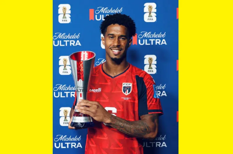 Pemain Terbaik Pertandingan Michelob Ultra Superior, Kevin Pina (Cabo Verde)