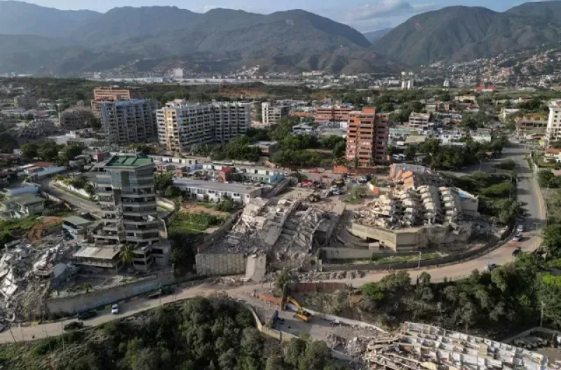 La Guaira, daerah yang paling parah terkena gempa bumi di Venezuela.
