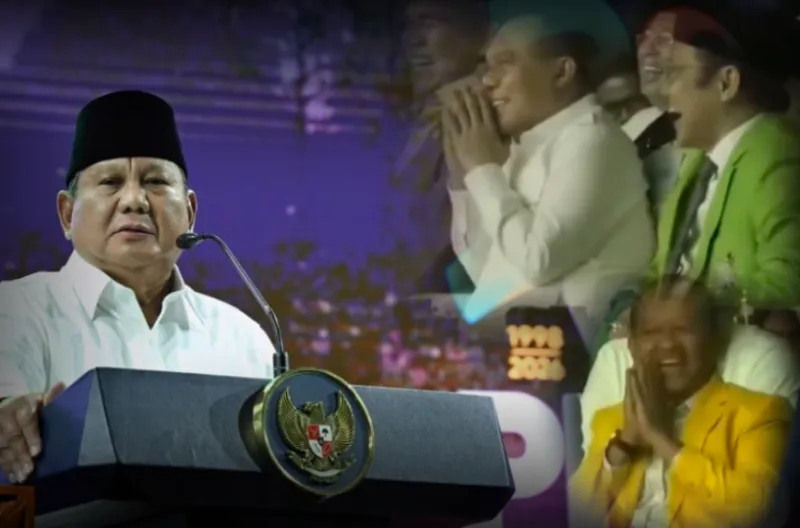 Prabowo Berkelakar Sebut Tiga "Pemimpin Kancil", Suasana Harlah ke-28 PKB Bikin Ruangan Pecah Tawa