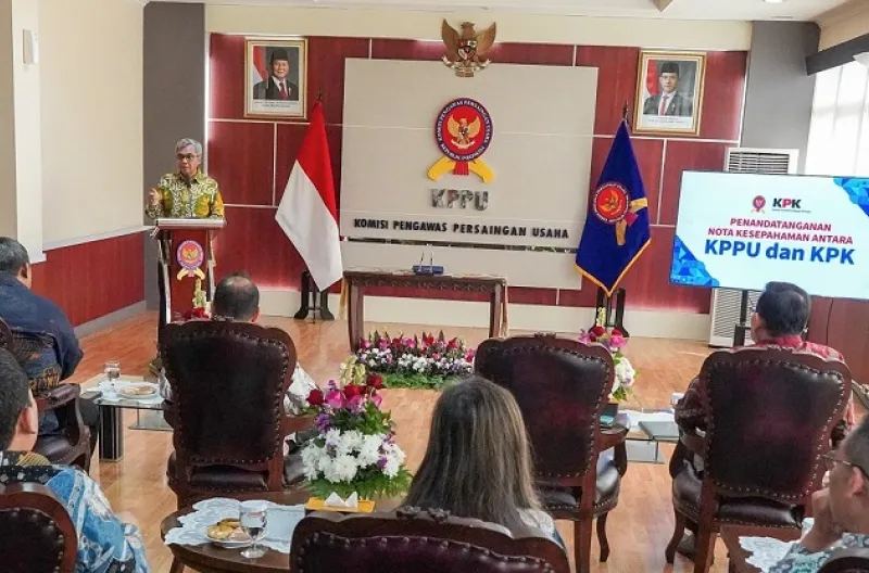 KPK dan KPPU Perkuat Sinergi Cegah Korupsi, Dorong Integrasi Sistem Elektronik untuk Wujudkan Iklim Usaha Berintegritas KPK dan KPPU Perkuat Sinergi Cegah Korupsi, Dorong Integrasi Sistem Elektronik untuk Wujudkan Iklim Usaha Berintegritas