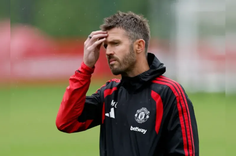 Carrick saat sesi latihan