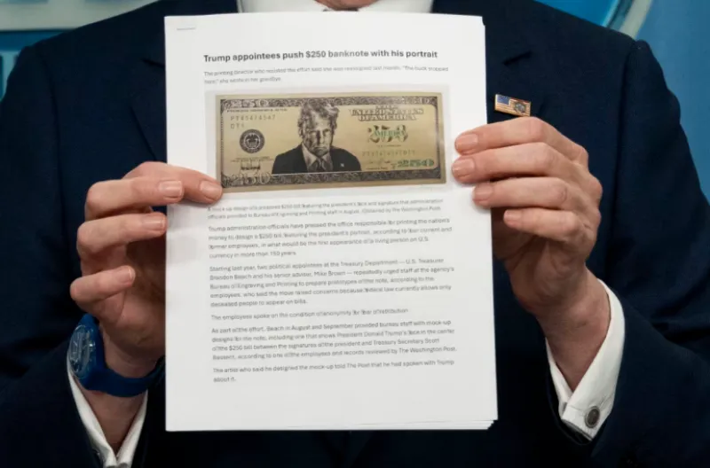 Usulan Pecahan Uang 250 Dolar Bergambar Donald Trump Hadapi Tantangan Hukum dan Politik di AS