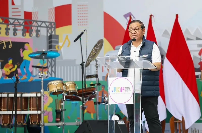 Gubernur DKI Jakarta, Pramono Anung dalam sambutannya mengatakan, JKF 2026 diselenggarakan untuk mewujudkan pertumbuhan ekonomi kreatif melalui ide, inovasi, dan sinergi seluruh elemen masyarakat