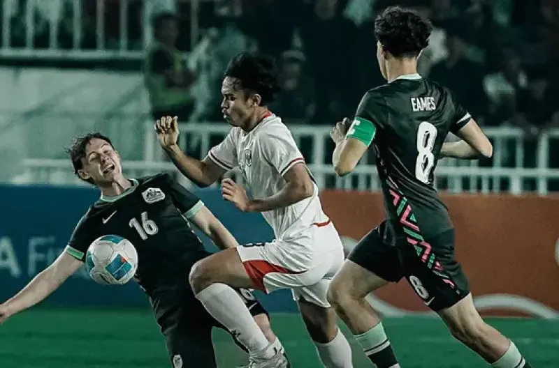 Drama VAR di Semifinal Piala AFF U-19 2026, Indonesia Tumbang 0-1 dari Australia