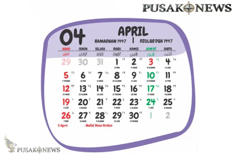 Libur Nasional Jumat Agung 3 April 2026, Awal Long Weekend di Indonesia