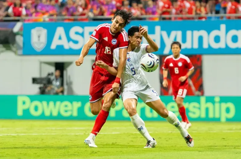 Singapura 1-3 Thailand, Teerasak Poeiphimai Bawa Thailand Menang di Semifinal ASEAN Hyundai Cup 2026