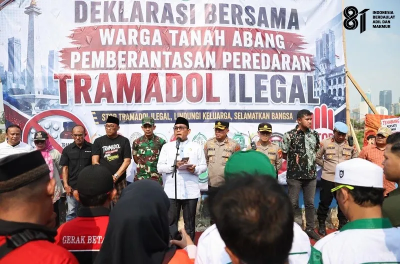 Warga Tanah Abang Deklarasikan Perang terhadap Peredaran Tramadol Ilegal