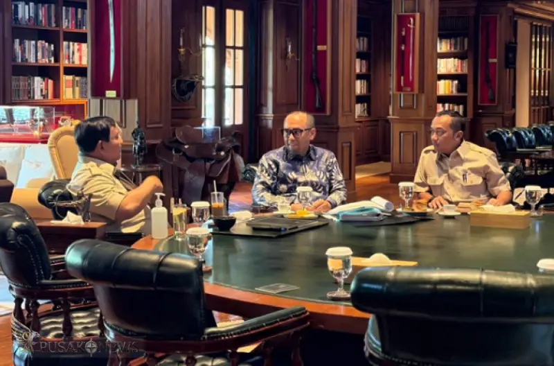 Presiden Prabowo Subianto menerima sejumlah tokoh pada Minggu, 3 Mei 2026, di kediamannya di Hambalang, Kabupaten Bogor, Jawa Barat