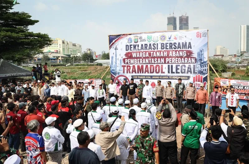 Warga Tanah Abang Deklarasikan Perang terhadap Peredaran Tramadol Ilegal