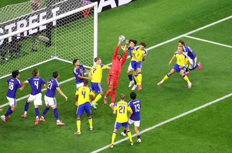 Jepang dan Swedia Lolos ke Babak 32 Besar Usai Bermain Imbang 1-1 di Grup F
