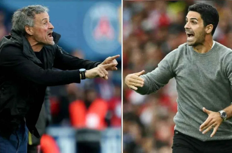 Luis Enrique vs Mikel Arteta