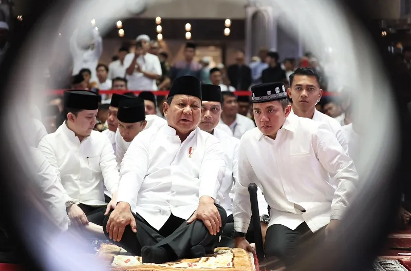Prabowo Tak Salat Idul Adha, di Tanah Air