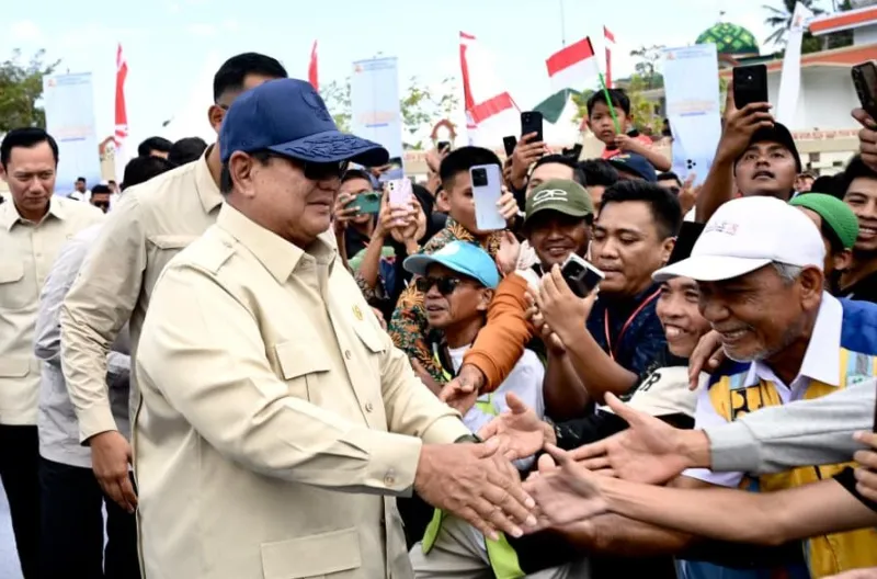 Resmikan 5 Bendungan Senilai Rp9,79 Triliun, Prabowo Perkuat Ketahanan Pangan Nasional