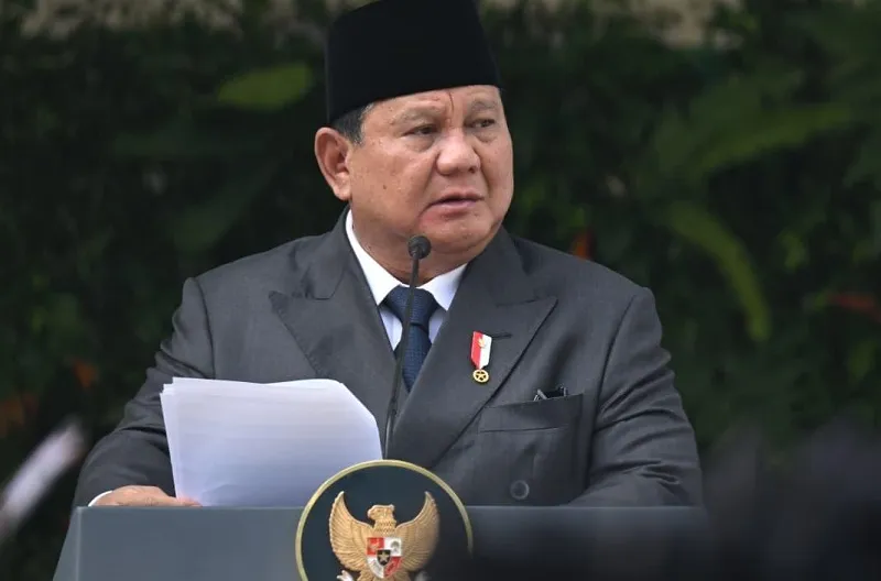 Presiden Prabowo Subianto memimpin Upacara Peringatan Hari Lahir Pancasila tahun 2026 yang digelar di Gedung Pancasila, Kementerian Luar Negeri, Jakarta, pada Senin, 1 Juni 2026.