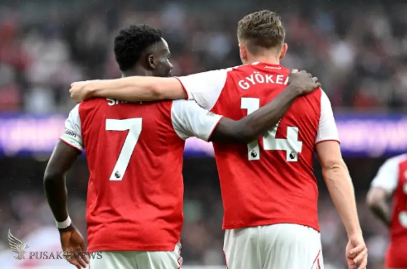 Arsenal Bungkam Fulham 3-0, Tekan Manchester City dalam Perburuan Gelar Liga Inggris