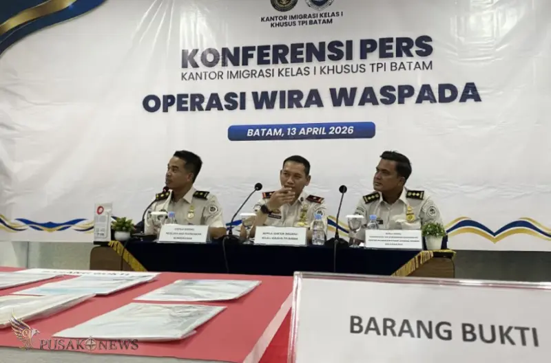 Imigrasi Batam Amankan 6 WNA Diduga Langgar Izin Tinggal dalam Operasi Wira Waspada