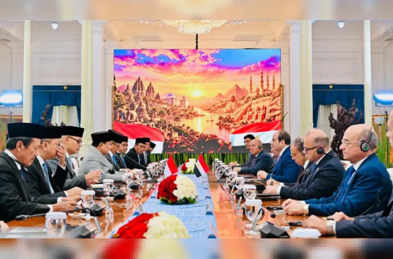 Presiden Republik Indonesia, Prabowo Subianto menggelar pertemuan bilateral bersama Presiden Republik Arab Mesir, Abdel Fattah El-Sisi pada Minggu, 11 Oktober 2026 di Istana Merdeka, Jakarta.