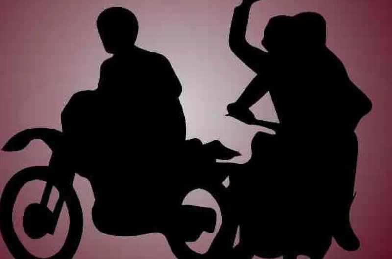 Ilustrasi begal motor