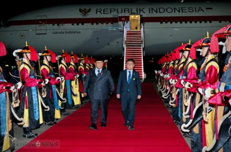 Presiden Prabowo Tiba di Seoul, Awali Kunjungan Kenegaraan ke Korea Selatan