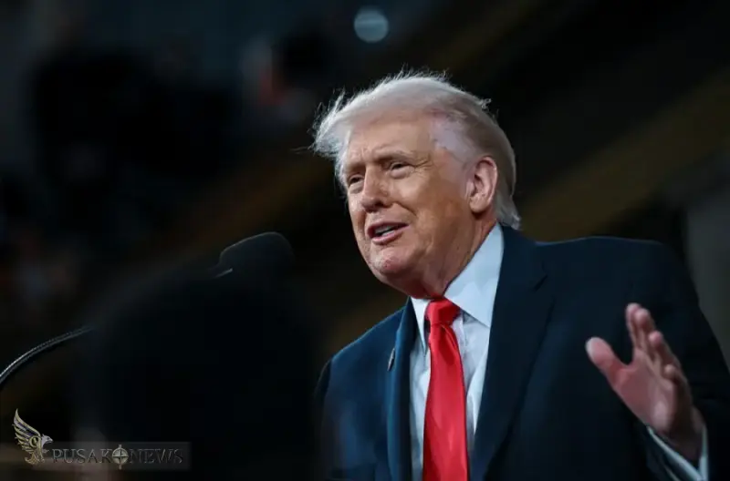 Pidato kenegaraan Presiden Amerika Serikat, Donald Trump, di hadapan Kongres Amerika Serikat.
©PusakoNews.com/red