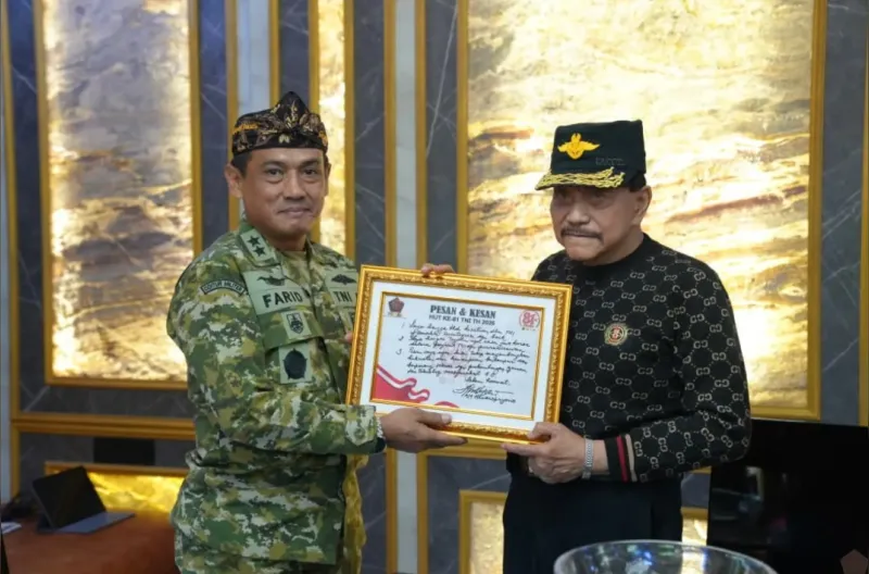Kababinkum dan Waaspers Panglima TNI Anjangsana ke A.M. Hendropriyono, Bahas Jiwa Korsa dan Teknologi