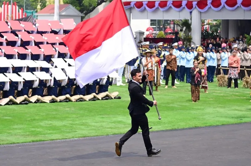 Para generasi muda yang mendapat kesempatan tampil di hadapan Presiden Prabowo Subianto pada Peringatan Hari Ulang Tahun (HUT) ke-81 Kemerdekaan Republik Indonesia di Istana Merdeka, Jakarta, pada 17 Agustus 2026