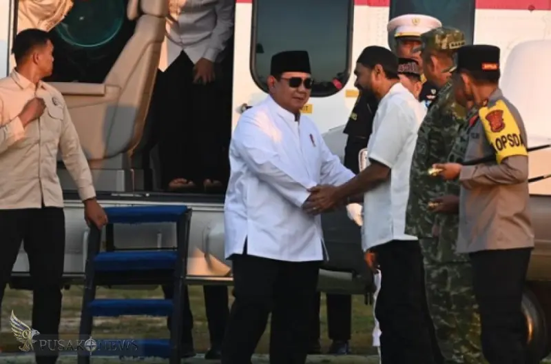 Presiden Prabowo Salat Idulfitri 1447 H Bersama Warga Aceh Tamiang