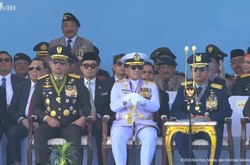Sejumlah mantan Kapolri turut menghadiri Upacara Hari Bhayangkara ke-80