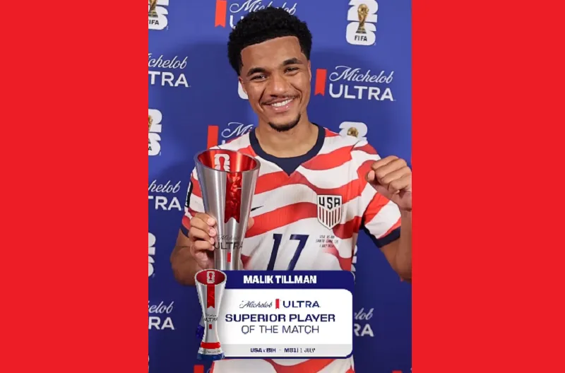 Pemain Terbaik Michelob Ultra, Malik Tillman (Amerika Serikat)