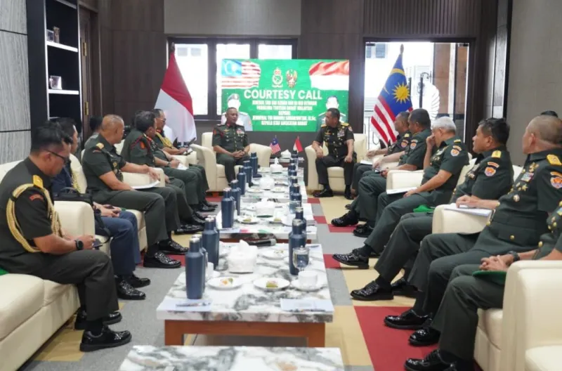 Kasad Terima Kunjungan Panglima Tentera Darat Malaysia, Perkuat Kerja Sama Strategis dan Stabilitas Kawasan