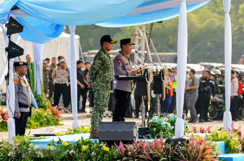 Panglima TNI dan Kapolri Turun Langsung di Monas, Operasi Ketupat 2026 Resmi Dimulai