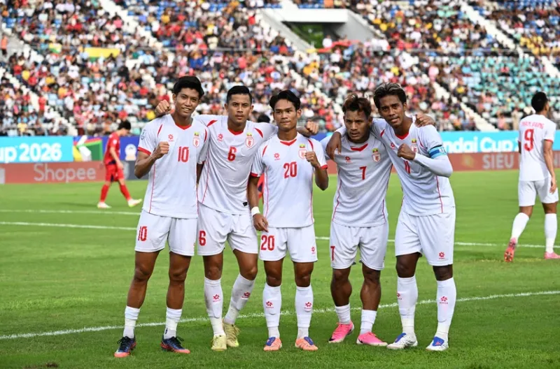 Myanmar Berpesta di Kandang! Laos Tak Berkutik, Win Naing Tun Cetak Tiga Gol