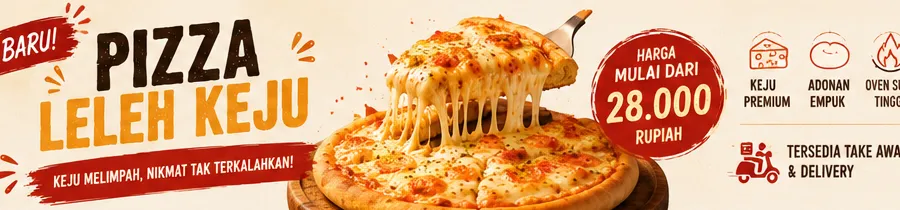 Pizza Leleh Keju - R5