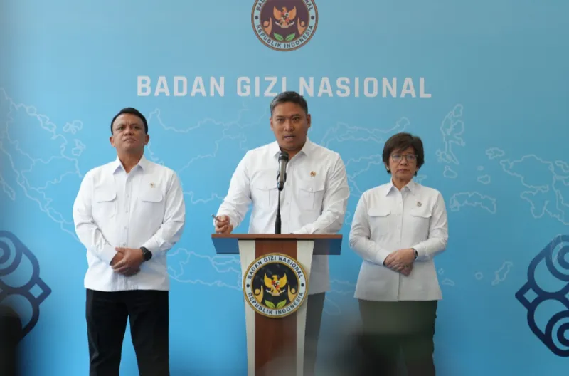 Kepala Badan Gizi Nasional, Sudaryono, dalam konferensi pers yang digelar pada Senin (27/7).