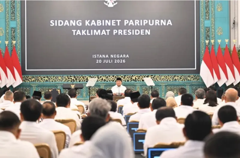 Pemerintah Gelar Sidang Kabinet Paripurna, Presiden Prabowo Tekankan Evaluasi Kinerja, Reformasi Ekonomi, hingga Percepatan Digitalisasi