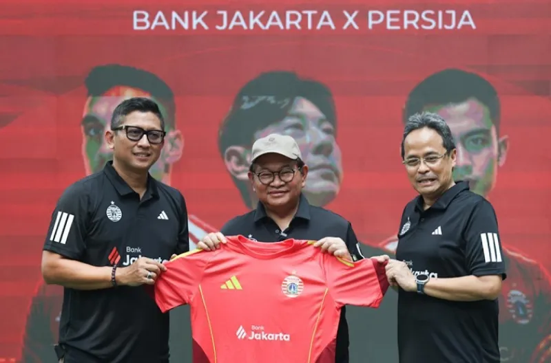 Logo Bank Jakarta akan terpampang di jersi Persija Jakarta pada musim depan