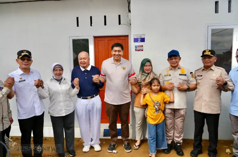 Pemerintah Serahkan 120 Hunian Tetap untuk Korban Bencana di Tapanuli Selatan