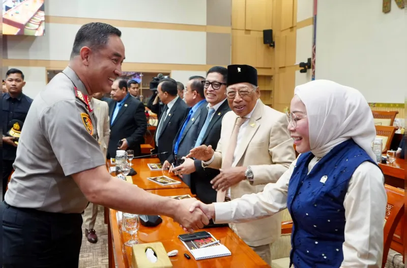 Anggota Komisi III DPR RI Lola Nelria Oktavia dalam Rapat fit and proper test Komisi III di Senayan, Jakarta, Kamis (1/10/2026)