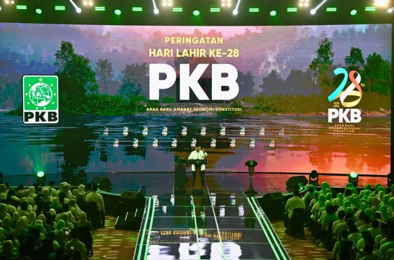 Presiden Prabowo di Harlah Ke-28 PKB: Tegaskan Ekonomi Konstitusi, Dukungan Palestina, dan Amanah Ijtima Ulama