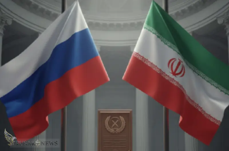 Ilustrasi-Rusia dan Iran
©PusakoNews.com/red