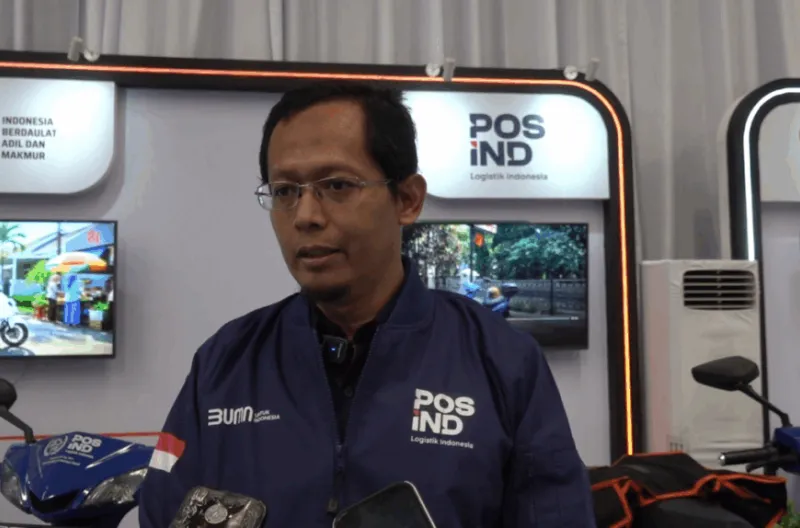 Courier Operation Vice President Pos Indonesia Fernanda W. Rahmanto