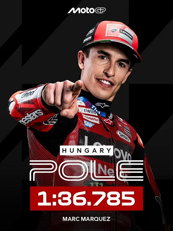 Marc Marquez Rebut Pole Position MotoGP Hungaria 2026, Ungguli Pedro Acosta Hanya 0,053 Detik di Balaton Park