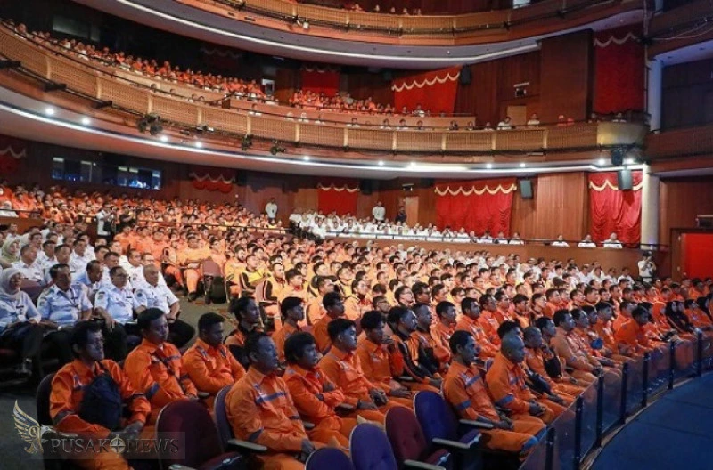 Gubernur DKI Jakarta, Pramono Anung menggelar acara Town Hall Meeting di Taman Ismail Marzuki, Jakarta Pusat.
©PusakoNews.com/red
