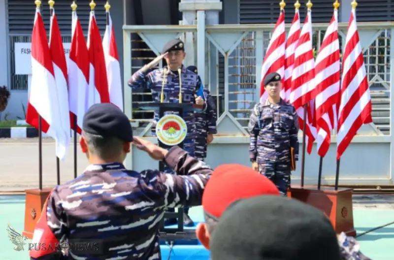 Koarmada II Tingkatkan Kesiapan Tempur, Apel Latihan Peperangan Kapal Selam Digelar