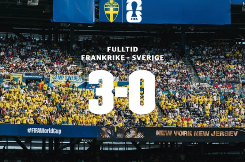 Prancis 3-0 Swedia