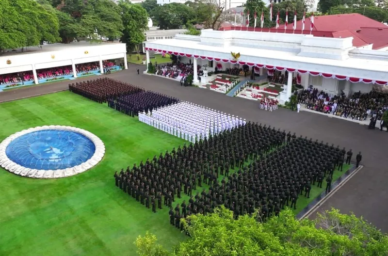 Presiden Prabowo Lantik 1.177 Perwira Remaja TNI-Polri pada Upacara Praspa 2026